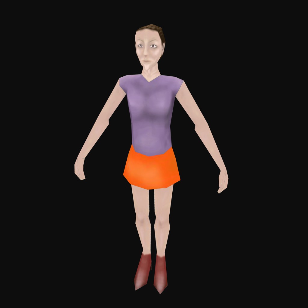 Lola lowpoly preview image 1
